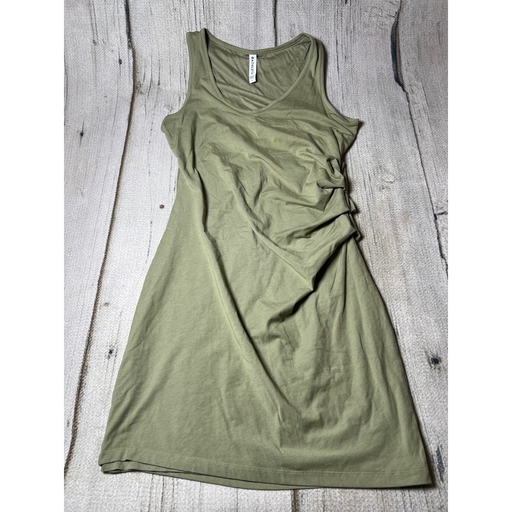 Athleta Olive Green Tank Mini Dress